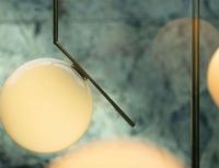 Billede af FLOS IC Lights Pendel S2 10 Anniversary Ø: 30 cm - Gold Plate 24 Carat