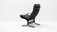 Billede af LK Hjelle Siesta Trio Lænestol Høj Med Armlæn - Black/Trio Dark Blue