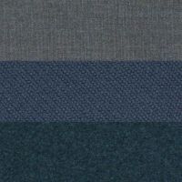 Billede af LK Hjelle Siesta Trio Lænestol Høj Med Armlæn - Black/Trio Dark Blue