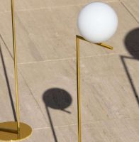 Billede af Flos IC Lights Gulvlampe F1 10 Anniversary H: 135 cm - Gold Plate 24 Carat