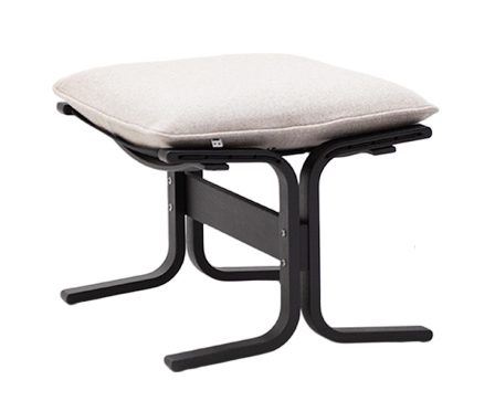 Billede af LK Hjelle Siesta Trio Fodskammel - Black/Trio Beige