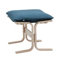 Billede af LK Hjelle Siesta Trio Fodskammel - Nature/Dark Blue