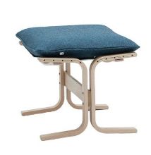 Billede af LK Hjelle Siesta Trio Fodskammel - Nature/Dark Blue