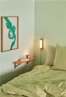 Billede af Hübsch Arki Reol 16x60 cm - Eg/Orange OUTLET