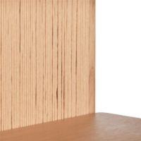 Billede af Hübsch Heritage Reol Small 75x88 cm - Eg/Papirsnor OUTLET