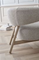 Billede af Mogens Hansen MH Cloud Loungestol - Sæbebehandlet Eg/Moss 0005