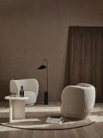 Billede af Ferm Living Stille Tufted Rug Round Ø: 240 cm - Ash Brown/New Zealandsk uld