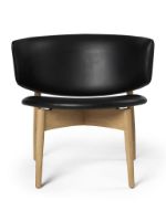 Billede af Ferm Living Herman Lounge Chair H: 71 cm - Oak/Envy Black Leather