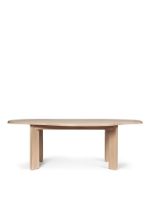 Billede af Ferm Living Tarn Dining Table L: 220 cm - White Oiled Beech
