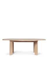 Billede af Ferm Living Tarn Dining Table L: 220 cm - White Oiled Beech
