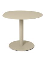 Billede af Ferm Living Pond Dining Table Ø: 88 cm - Steel/Cashmere