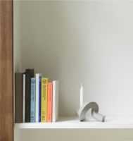 Billede af Normann Copenhagen Crooked One Lysestage H: 12,8 cm - Varm Grå