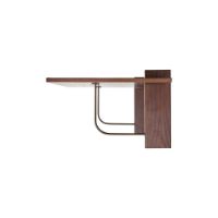 Billede af Audo Corbel Wall Desk B: 100 cm - Dark Stained Oak/Bronzed Brass