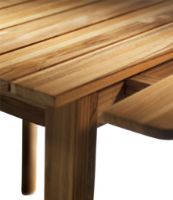 Billede af FDB Møbler Sammen Stort Havemøbelsæt | M2 Bord og 6 M1 stole - Teak  FORUDBESTIL: 2026