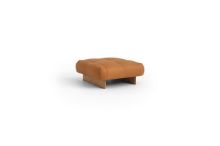 Billede af HAY Quilton Lift Ottoman 105x105 cm - Lacquered Oak/Sense Cognac