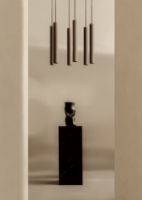 Billede af Audo Copenhagen Tubulaire Pendant H: 48 cm - Aluminium/Anodized Bronzed