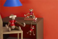 Billede af Kay Bojesen Abe X DBU Kvinde Mini H: 9,5 cm - Teak/Limbatræ  