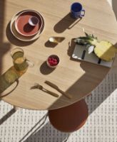 Billede af Hübsch Pin Tæppe 120x180 cm - Beige/Grå OUTLET