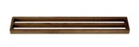 Billede af Andersen Furniture Towel Rack, Double - 73,5x13 cm - Mørk Mat Lakeret Aske