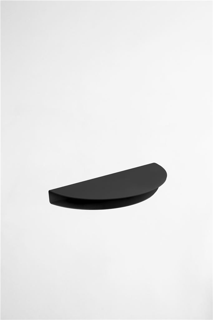 Billede af Moebe Half Moon Hylde Small 24x12 cm - Sort