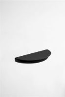 Billede af Moebe Half Moon Hylde Small 24x12 cm - Sort