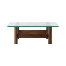 Billede af Audo Copenhagen Brasilia Lounge Table 100x36,5 cm - Dark Stained Oak 
