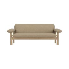 Billede af Audo Copenhagen Brasilia Sofa H:68 cm B:181 cm D:77 cm - Natural Oak/Beige