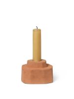 Billede af Ferm Living Kurinu Candle Holder H: 5,5 cm - Terracotta