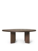 Billede af Ferm Living Tarn Coffee Table Ø: 108,1 cm - Dark Stained Beech 