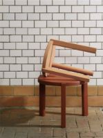 Billede af FDB Møbler D108 Ragnesminde Sofabord Ø: 48 cm - Carmine Red