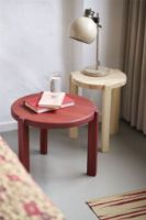 Billede af FDB Møbler D108 Ragnesminde Sofabord Ø: 48 cm - Carmine Red