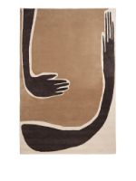 Billede af Ferm Living Pose Tufted Rug 200x300 cm - Dark Coffee/Offwhite