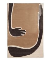 Billede af Ferm Living Pose Tufted Rug 200x300 cm - Dark Coffee/Offwhite
