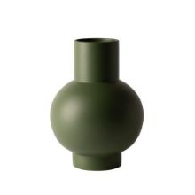 Billede af raawii Strøm XL Vase H: 33 cm - Deep Green