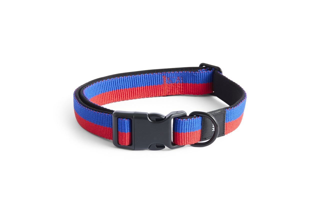Billede af HAY Dog Collar Flat M/L L: 45 cm - Red/Blue