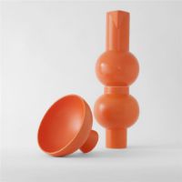 Billede af raawii Strøm XL Vase H: 33 cm - Vibrant Orange