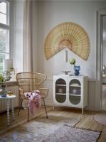 Billede af Bloomingville Jaime Vægdekoration 160x80 cm - Gul Bambus 