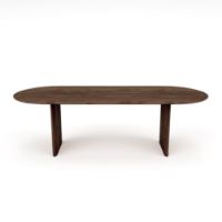 Billede af Sibast Furniture No 7 Dining Table Oval L: 240 cm - Mørkolieret Eg