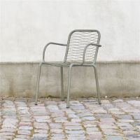 Billede af Mandalay Ivy Wire Havestol SH: 43,5 cm - Olivengrøn 