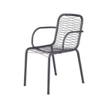 Billede af Mandalay Ivy Wire Havestol SH: 43,5 cm - Antracit