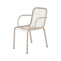 Billede af Mandalay Ivy Wire Havestol SH: 43,5 cm - Taupe 