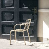 Billede af Mandalay Ivy Wire Havestol SH: 43,5 cm - Taupe 