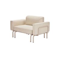 Billede af Mandalay Ivy Loungestol m. Udtræk SH: 42 cm - Taupe 