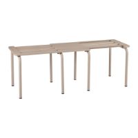 Billede af Mandalay Ivy Bænk m. Udtræk SH: 42 cm - Taupe