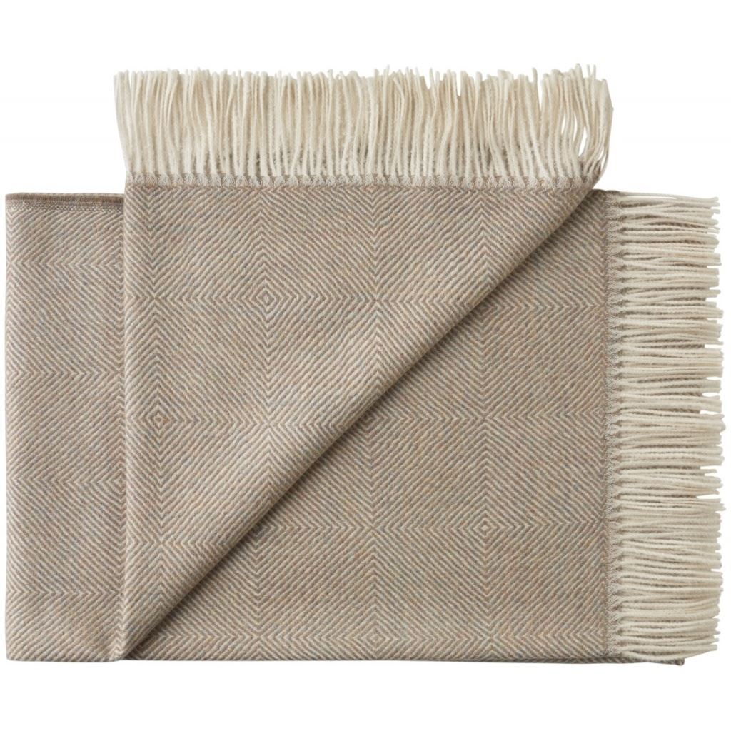 Billede af Silkeborg Uldspinderi La Paz Plaid 130x200 cm - Walnut brown 