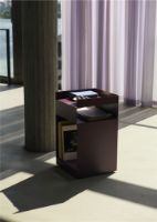 Billede af &Tradition Rotate SC73 Rullebord H: 59 cm - Dark Plum