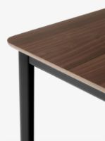 Billede af &Tradition Drip HW116 Dining Table L: 193 cm - Walnut & Black Base 