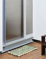 Billede af HAY Coco Door Mat Stripe/Wave 80x40 cm - Dark Green 