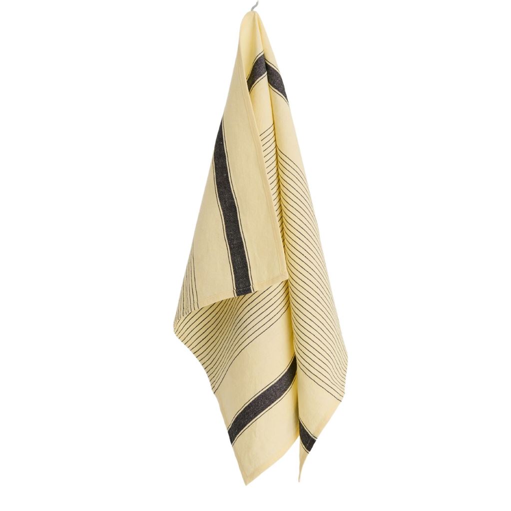 Billede af HAY Linear Tea Towel 80x52 cm - Soft Yellow