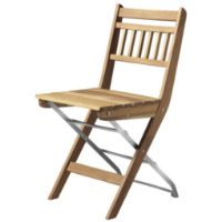 Billede af FDB Møbler M23 Lilleø Altanstol SH: 45 cm - Natur Olieret Teak 